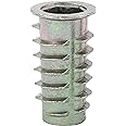 E-Z LOK - 951618-25 E-Z Lok Threaded Insert, Zinc, Hex-Flanged, 5/16"-18 Internal Threads, 25mm Length (Pack of 25)