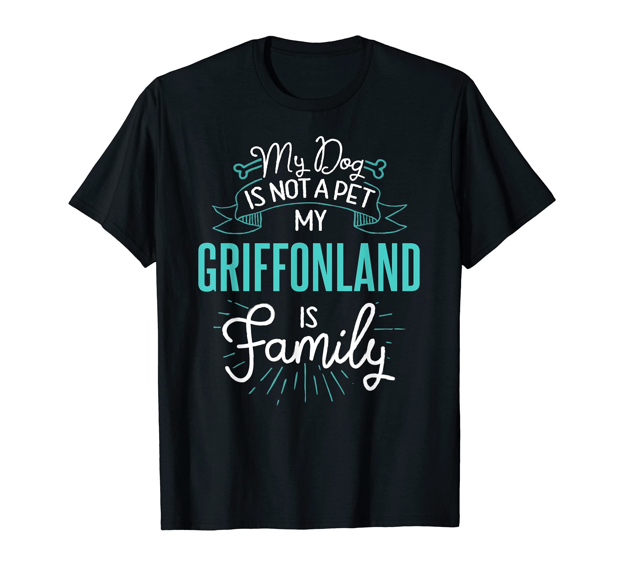 Cute Griffonland Design Family Dog Giftn T-Shirt
