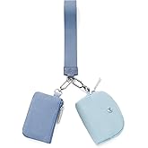 Mum's Memory Mini Zip Around Wristlet Wallets for Women -KeyChain Wallet with Detachable Dual Pouch Wristlet -Key Chain Coin Purse Small Wallets