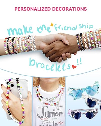 ARTDOT Cases Assorted Letter Beads for Friendship Bracelets