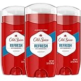 Old Spice Aluminum Free Deodorant for Men, High Endurance Refresh, 3 oz each, Pack of 3