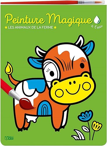 Download Peinture magique à l'eau : Les animaux de la ferme. Avec un pinceau - Dès 3 ans PDF