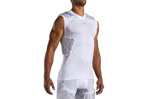 Under Armour UA20340-90048-S Gameday Armour Pro 5-Pad Top Nov Yth White Camo S
