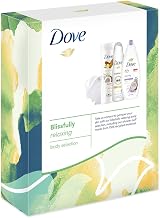 Dove Blissfully Relaxing Body Wash Gift Set For Her with Shower Puff view 2