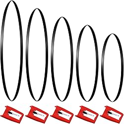 5 Pieces Turntable Belt with 5 Pieces Record Player