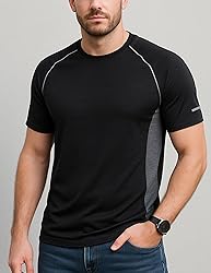 5 Pack Men’s Active Quick Dry Crew Neck T Shirts