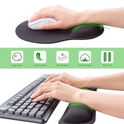 Buy Keyboard Wrist Rest Kmeivol Wrist Rests Ergonomic Wrist Rest For Computer Keyboard Wrist Rests For Keyboard And Mouse Relieve Wrist Pain Wrist Pad For Keyboard For Office Game Home Online In