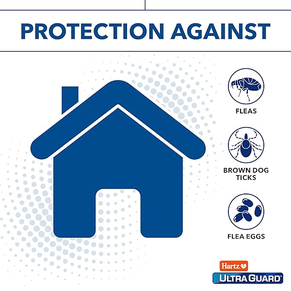HARTZ ULTRAGUARD PLUS FLEA & TICK HOME SPRAY, KILLS FLEAS AND TICKS, CLEAN FRESH SCENT, 16 OUNCE