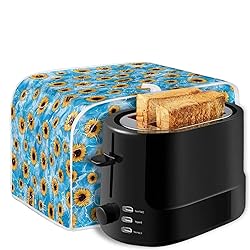 Talayituse Sunflower Print 4 Slice Toaster Covers