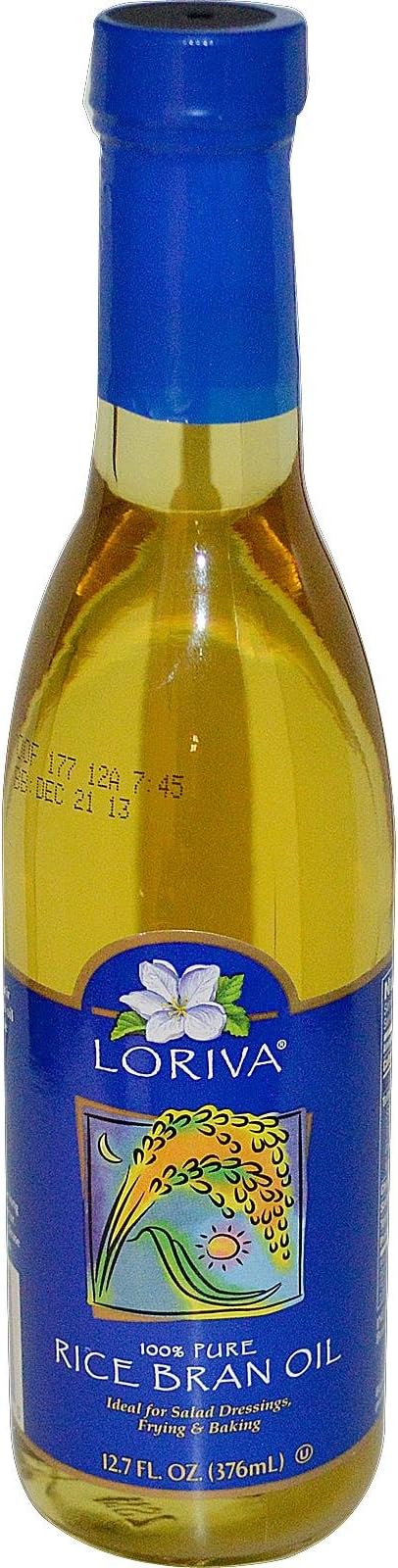 Loriva Rice Bran Oil - 100 Percent Pure - 12.7 Ounce , United States,