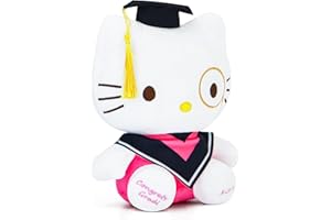 COAQAC 2025 Graduation Cat Ornament - 7.8 Inch Class of 2025 Commemorative Decoration for Graduation Ceremonies, Party Displays & Keepsake Collections (Cat B)