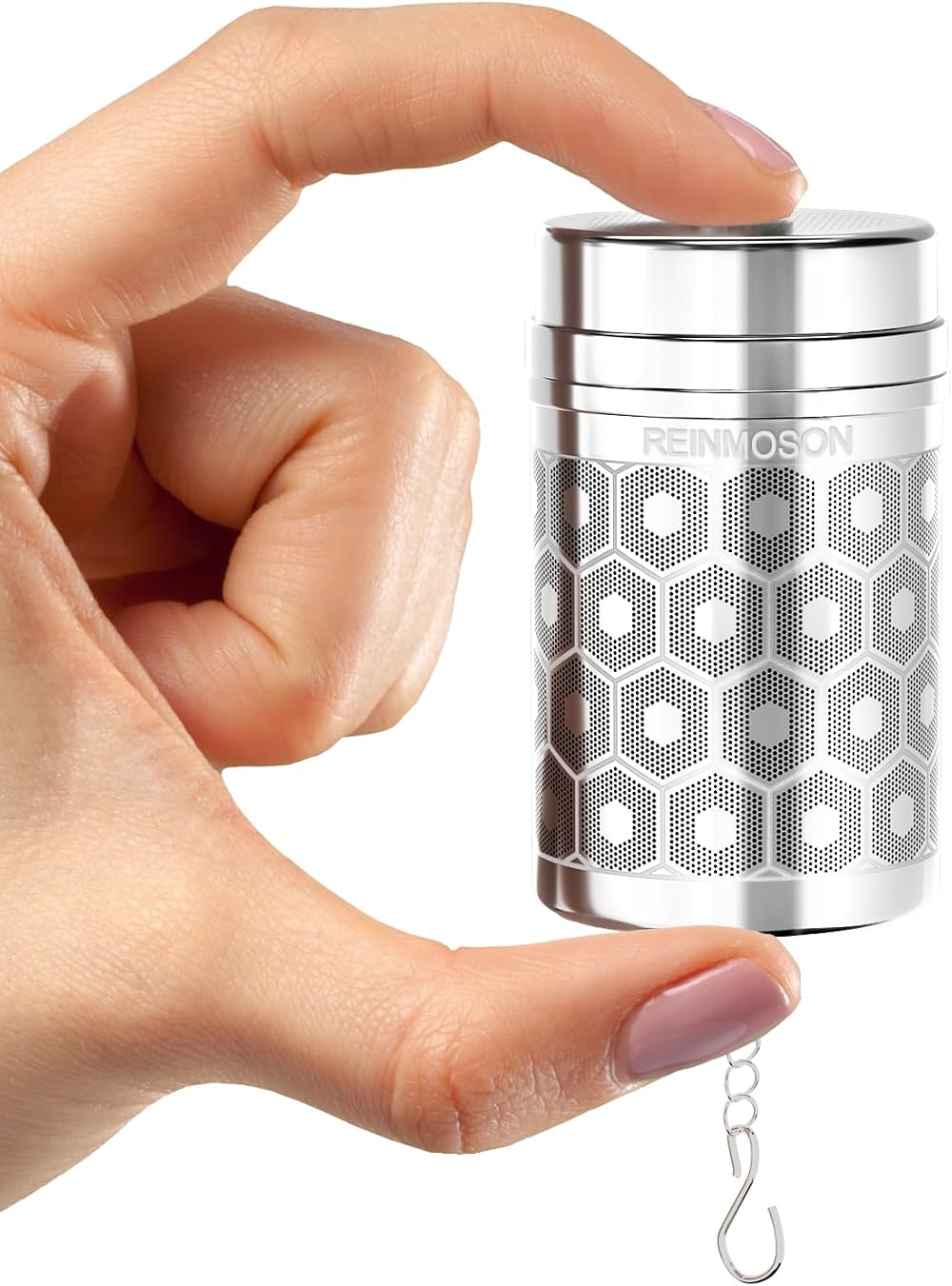 Reinmoson 304 Stainless Steel Mini Tea Strainer 1.2 inch Mesh Infuser