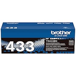 Brother Genuine TN433BK High Yield Toner-Retail