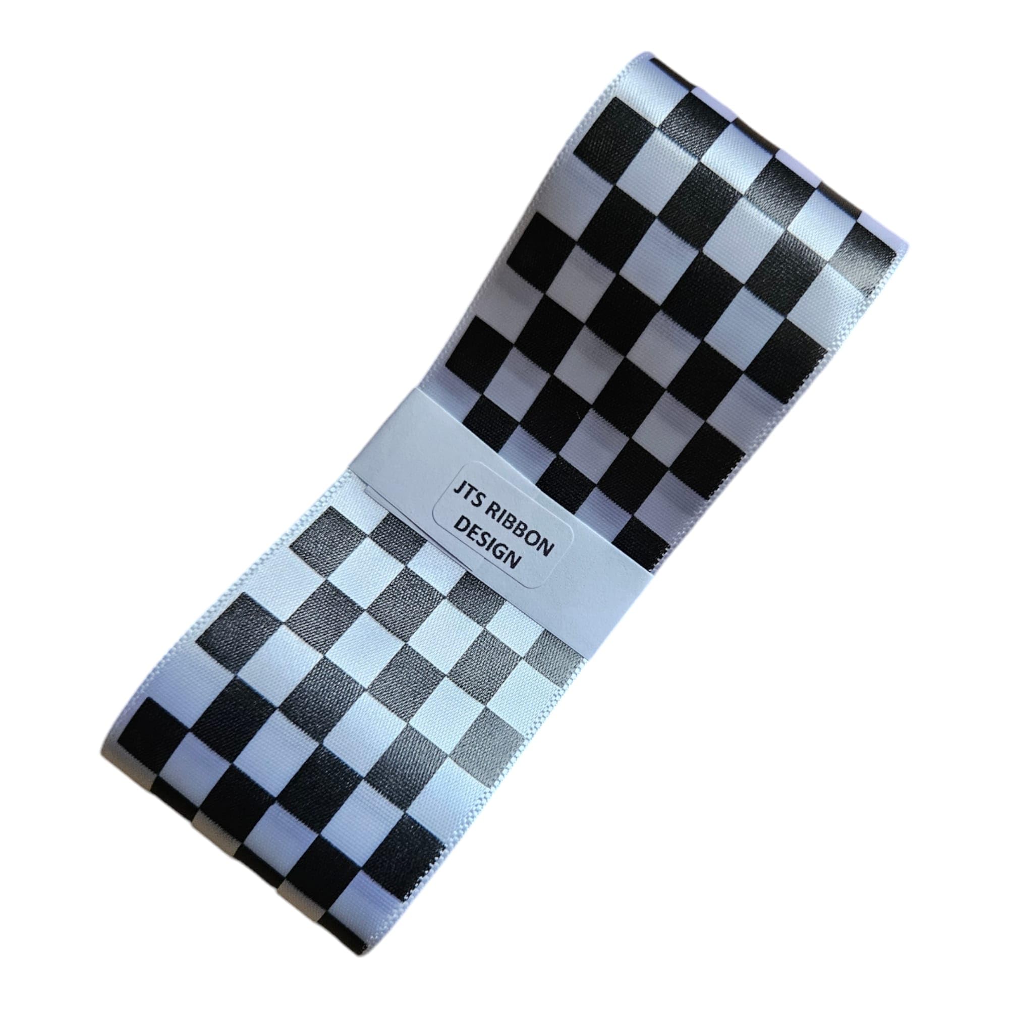 Chequered Flag Racing Police Ribbon 38mm x 3 Metres