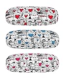 JAVOedge [3 PACK], Small Cats and Hearts Pattern