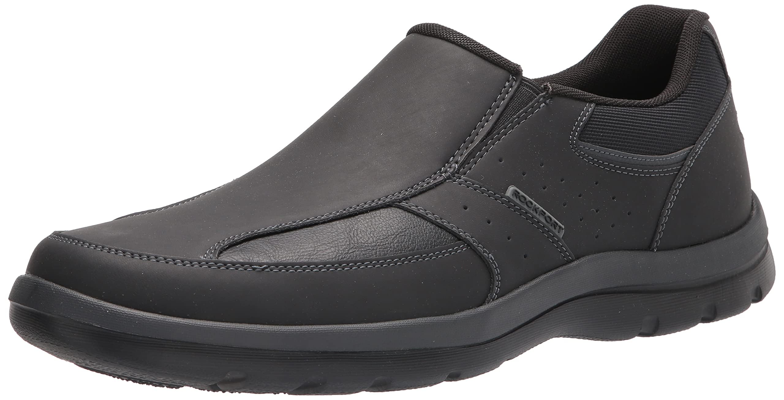 Rockport Men’s Gyk Slip On Loafer, Black, 16 Wide