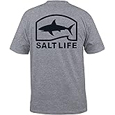 Salt Life Mens Salt Life Pro Salt Shark Short Sleeve Tee