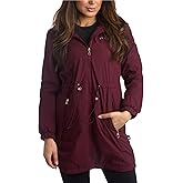 Spyder Womens Windbreaker Jacket - Wind and Water Resistant Midweight Cinched-Waisted Insulated Long Jackets for Women