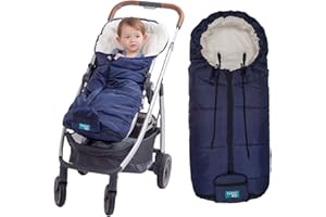Yobee Universal Stroller Footmuff, Premium Pushchair Bunting Bag, Winter Buggy Cover Padded, Warm Stroller Sleeping Sack, Winter Tour Stroller Accessories.