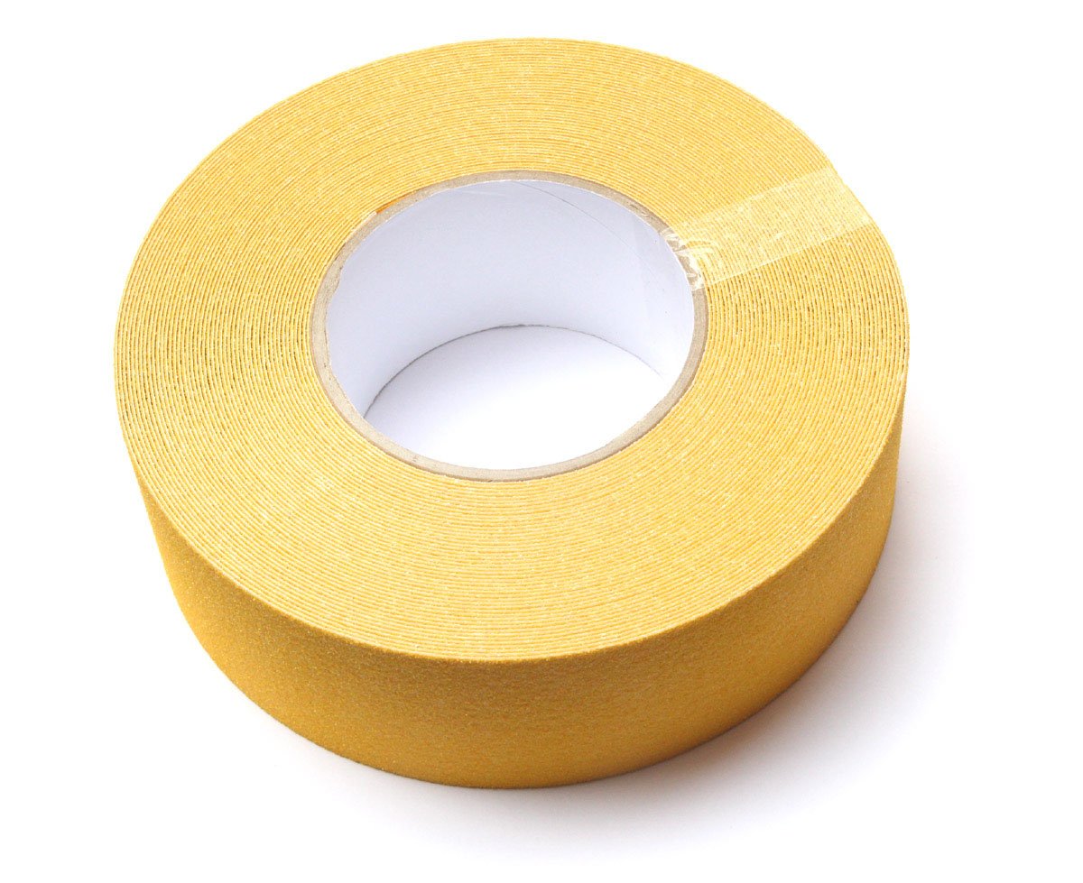 BONUS Eurotech 1BL43.20.0050/018 Anti Slip Tape, Acrylic Based Adhesive, Width 50 mm, Length 18 m, Thickness 0.70 mm, Yellow