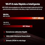 MERCUSYS MR1500X AX1500 Dual Band WiFi Router with 4 High Gain Antennas view 2