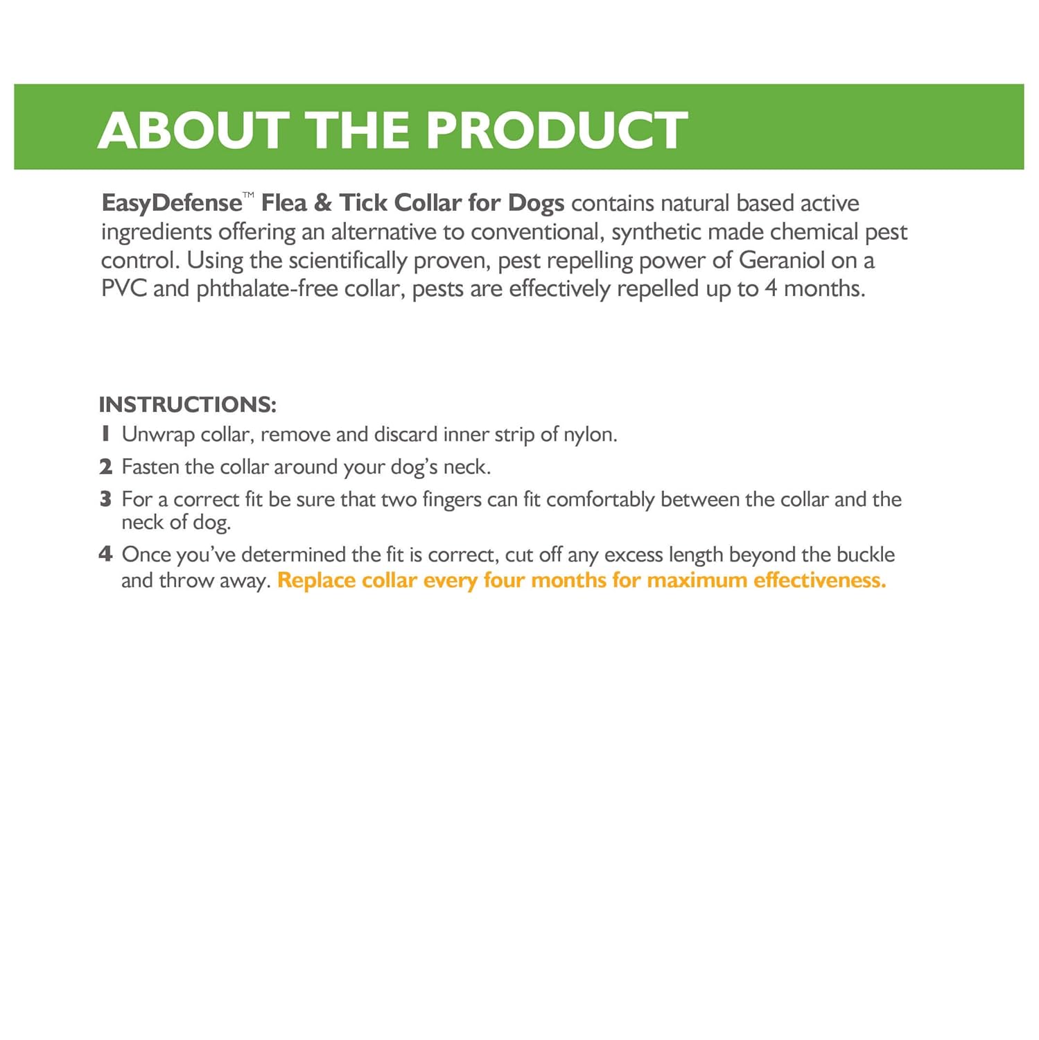 Reviews Only Natural Pet EasyDefense Flea & Tick Dog Collar