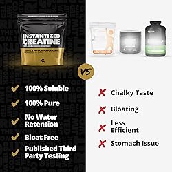 Gains in Bulk Instantized Creatine Monohydrate for