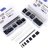 Hilitchi 425 Pcs 40 Pin 2.54mm Pitch Single Row Pin