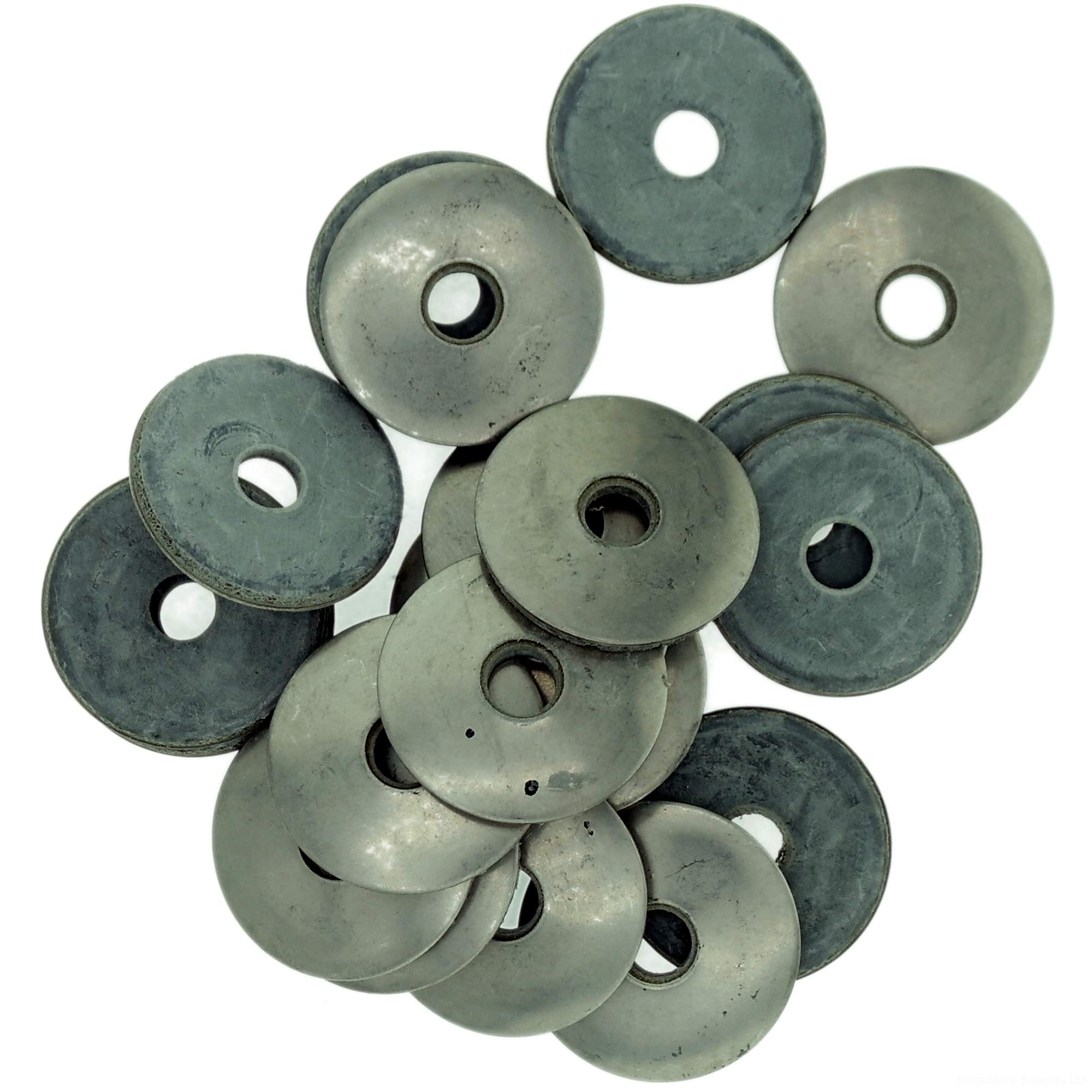D5.3 (5.3mm x 19mm) Sealing Washer (Grey EPDM) - Stainless Steel (A2) (Pack of 20) — image 1