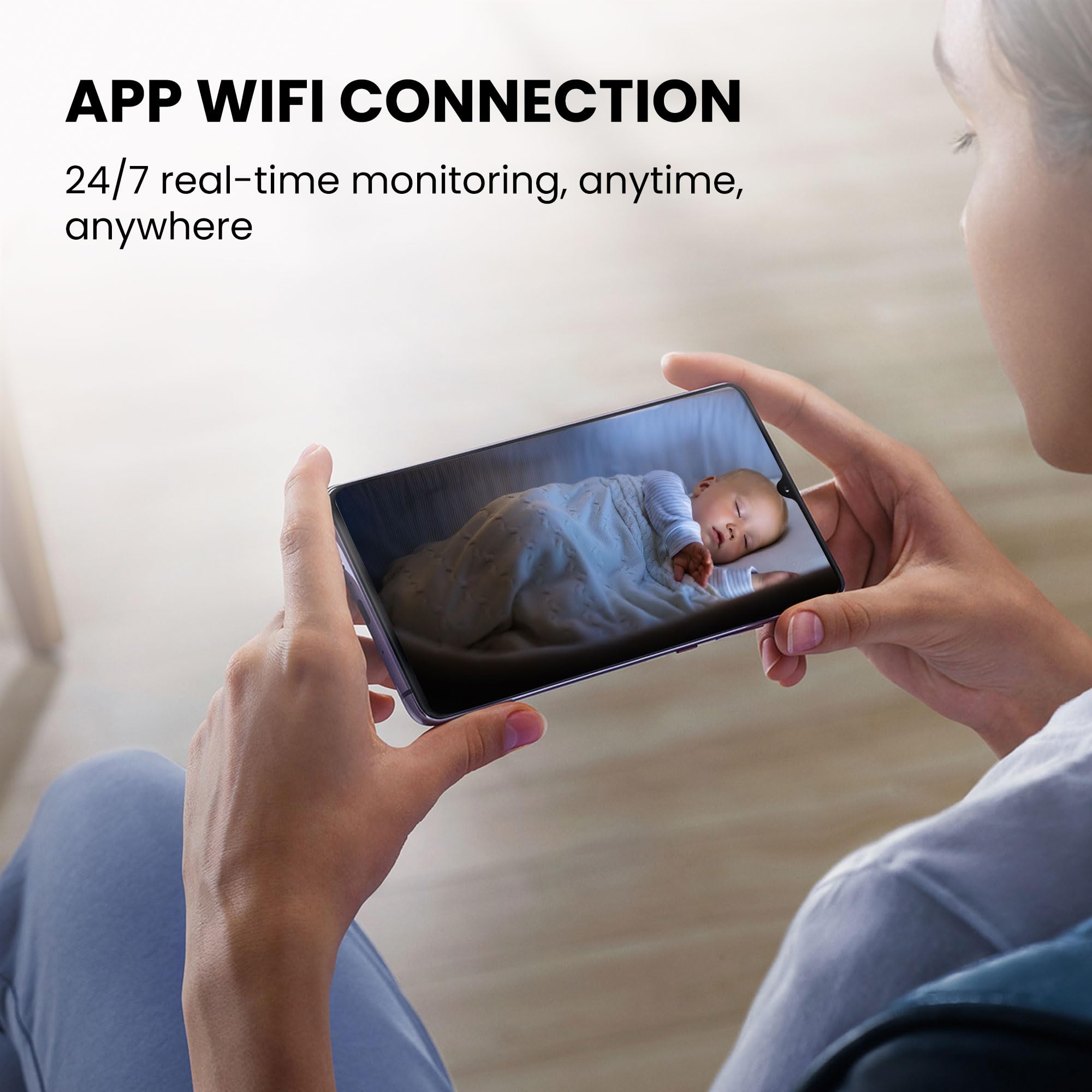 2025 Upgraded Security Camera, 4K HD Mini Nanny Cam for Home with Night Vision, WiFi Indoor Camera, 100 Days Long Battery Life, Motion Detection, Remote Viewing, Wireless Surveillance Cam