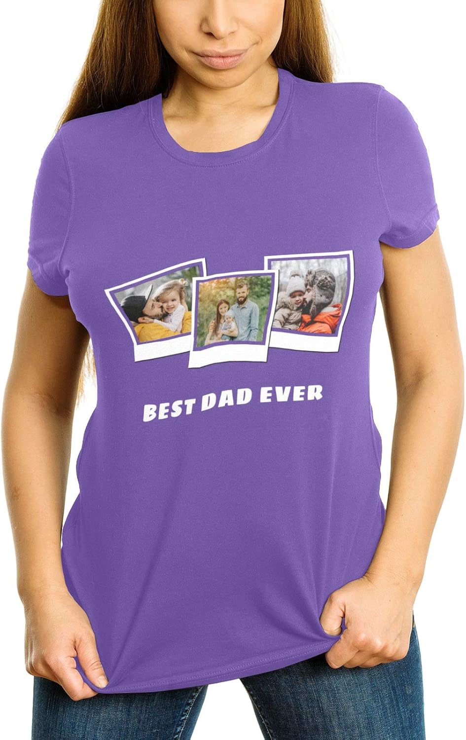 Custom Personalized Photo Cotton TShirt, Design Your Own