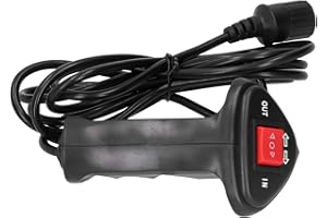 PISSENTE Winch Remote Controller, 3Pin Plug Plastic Electric Winch Remote Control Controller with 9.2ft Cable Replacement for Car Off‑Road Vehicle Accessory, Plug and Play Wiring System