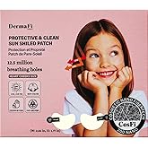 [DermaFi] Protective & Clean Sun UV Shield Patch Breathable and Transparent Patch (0.0002 inches nano-thickness) 1pair* 5pack, Korean Beauty, Small size for Kids