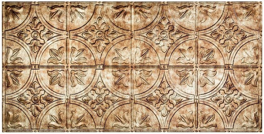 Fasade Easy Installation Traditional 2 Bermuda Bronze Glue Up