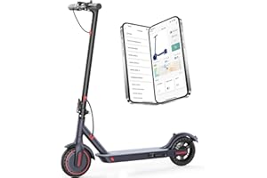 Qlaway 8.5/10" Electric Scooter for Adults 350W Motor Top Speed 25/30/35 KM, Trotinette Electrique Up to 25-35 KM Range, Bear