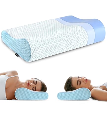 Amazon.com: Memory Foam Bed Pillow for Sleeping, Ergonomic