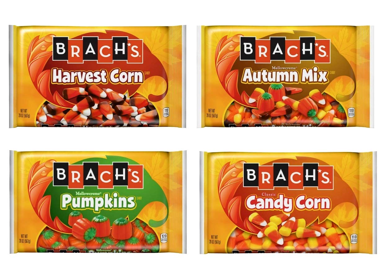 Brachs Candy Corn Bulk Variety Pack of 4 Bags 80 oz