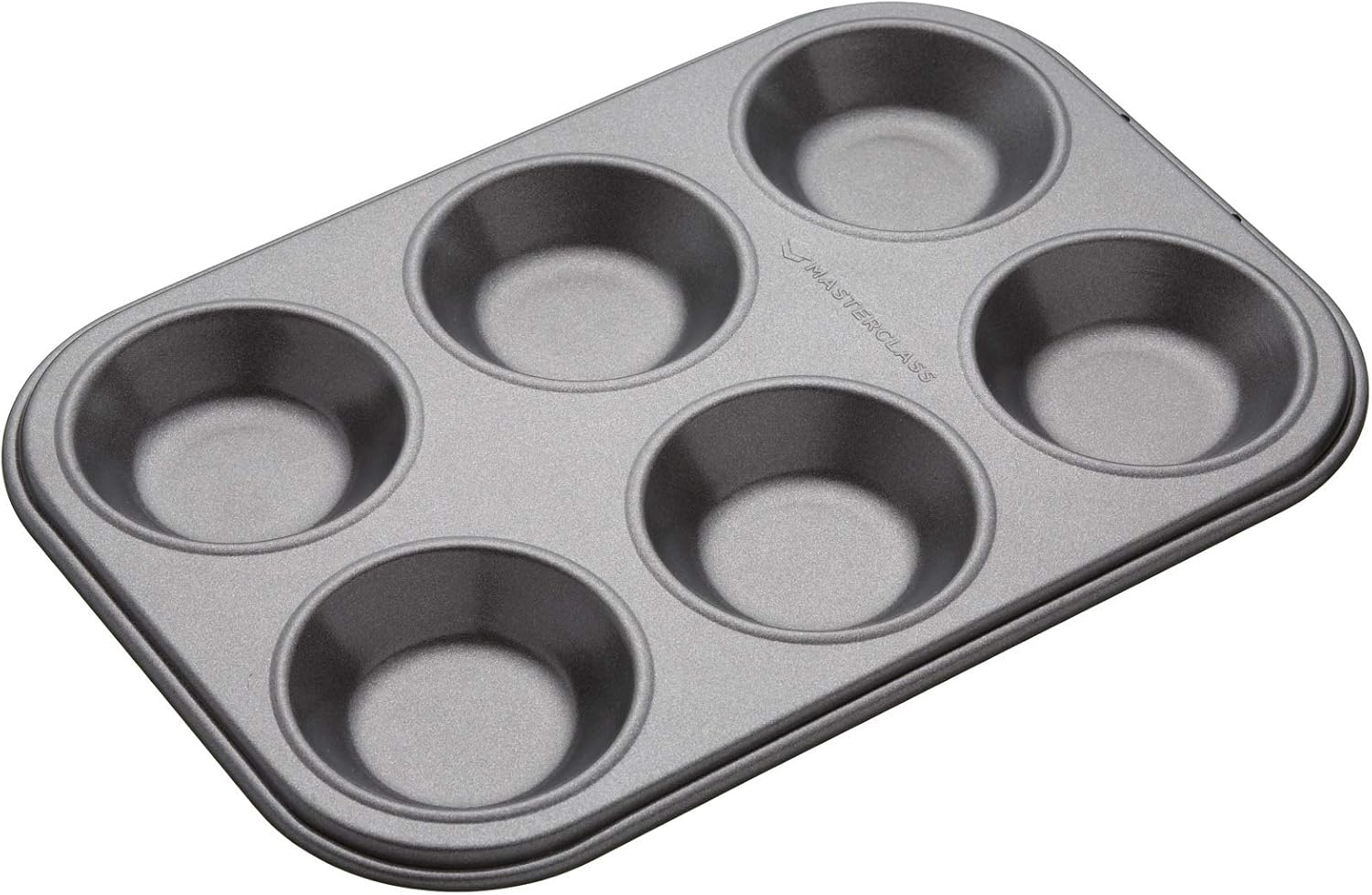 MasterClass 6Hole NonStick Shallow Baking Tray / Mince Pie Tin, 24 x