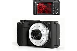Frevyve Case for Sony ZV-E10 Vlog Style Digital Camera Accessories, ZV E10 Soft Silicone Protective Case, Slim Fit Sleeve wit