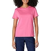 Amazon Essentials Women's Regular Fit 100% Cotton Crewneck Short Sleeve T-Shirt