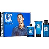 Play It Cool by Cristiano Ronaldo for Men - 3 Pc Gift Set 3.4oz EDT Spray, 5.1oz Shower Gel, 4.1oz Body Spray