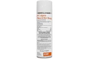 BASF PT Alpine Flea & Bed Bug Killer, Fast Acting Insecticide, Extended Long Lasting Pest Control Formula, Quick Dry, Non-staining, Ready to Use Spray Can 14 oz