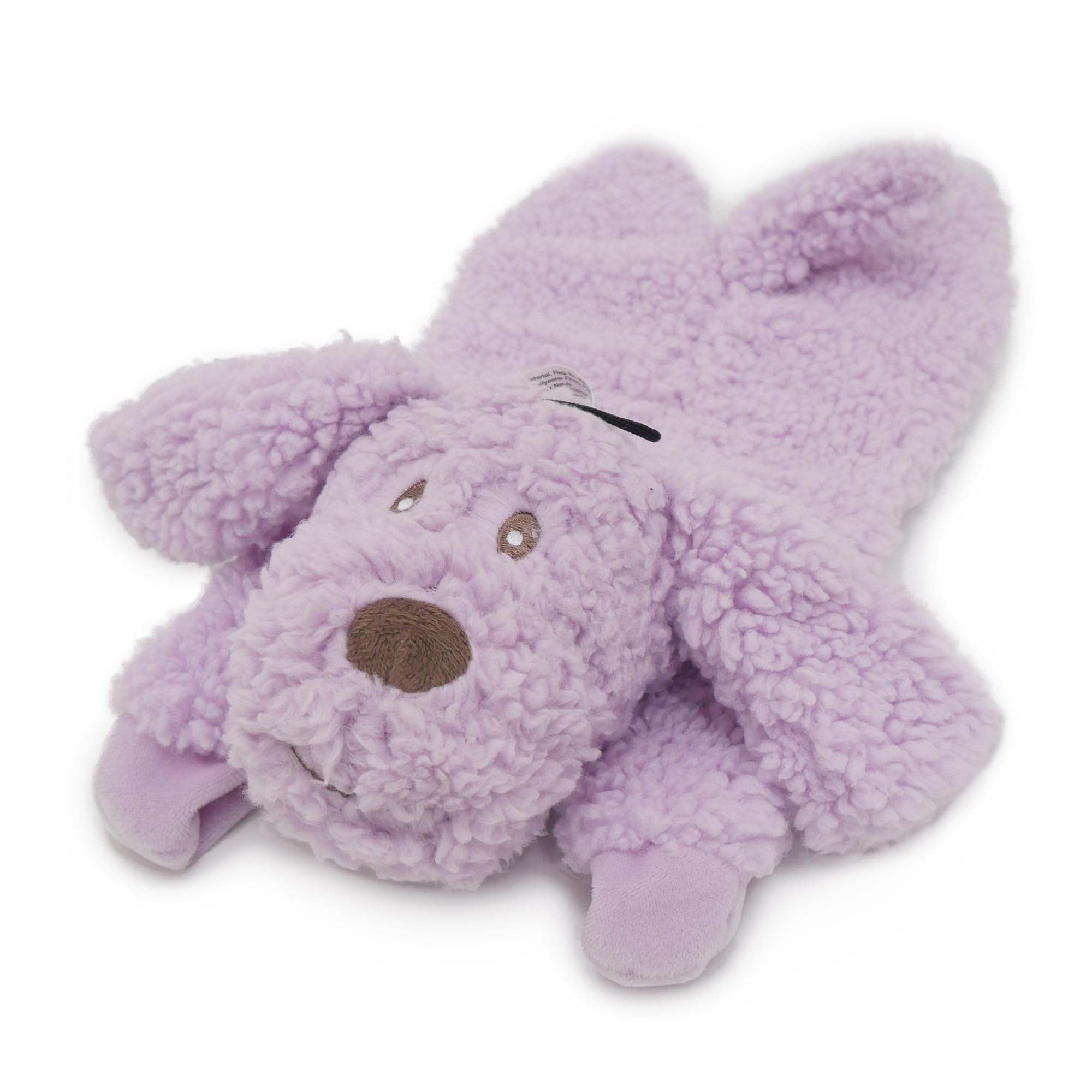 AROMADOG Calm Fleece Laying Dog Toy 33cm – Scented Calming Plush with Therapeutic Essential Oils, Soft Soothing Toy with Squeaker, Stress and Anxiety Relief for Dogs