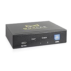 MuxLab 1x2 HDMI Splitter | 1 in 2 Out| 4K@60HZ