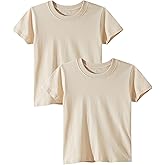 Family Feeling Boys Short Sleeve Summer Crewneck Kids T-Shirts Top Girls 2-Piece Tee