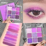 HOPHAT 4 Pack Eyeshadow Palette Set 9 Color Matte Shimmer Travel Pro view 4