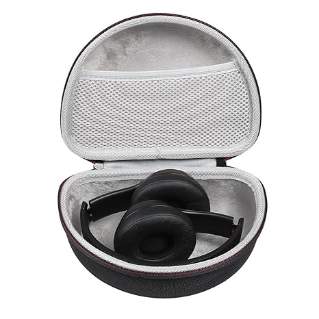Shucase Schutzhülle für Beats by Dr. Dre Solo 3 Wireless Kopfhörer / Solo2 Kopfhörer (On-Ear) schwarz