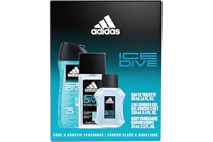 Adidas - Ice Dive Gift Set (Eau de Toilette 50ml, Shower Gel 250ml & Body Spray 75ml)