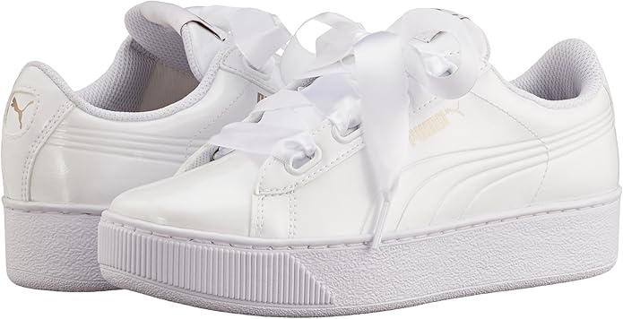 puma damen vikky platform ribbon p sneaker