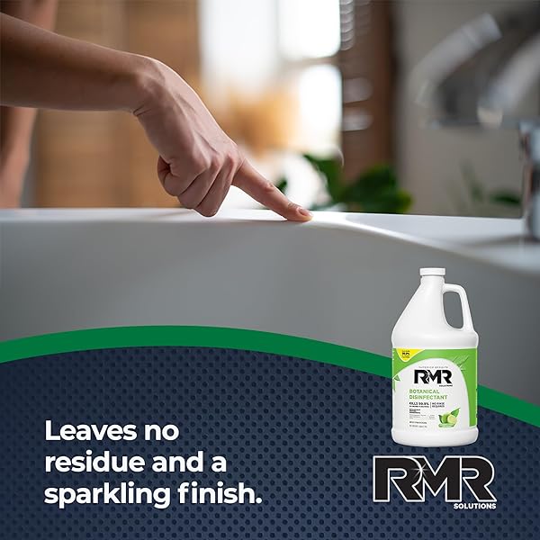 RMR BRANDS BOTANICAL DISINFECTANT AND CLEANER, KILLS 99% OF HOUSEHOLD BACTERIA AND VIRUSES, EPA REGISTERED, 1 GALLON